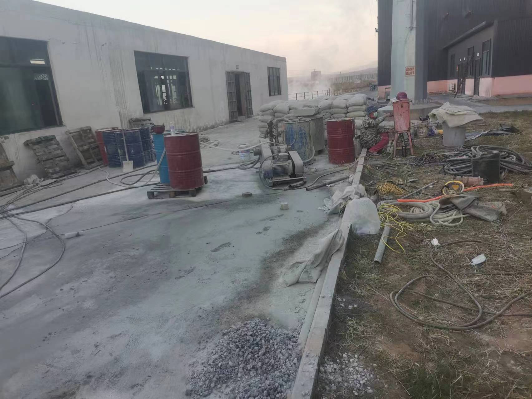 法库厂房地基沉降注浆