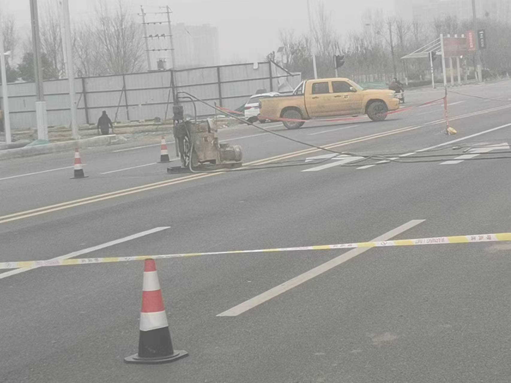 法库公路路基沉陷注浆