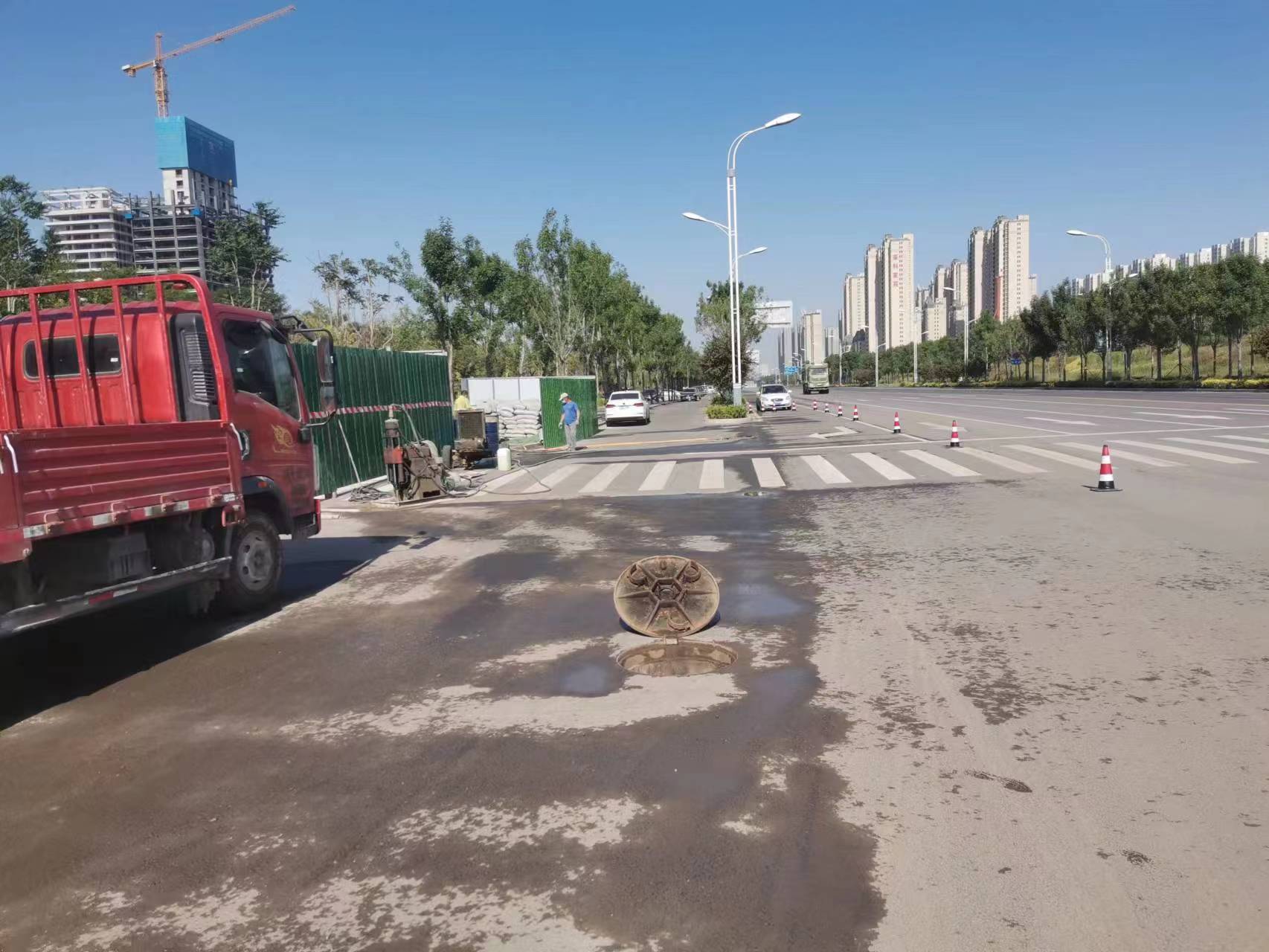 法库路面地基沉降注浆